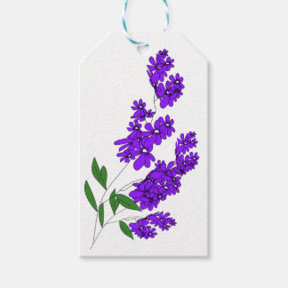 Elegant Blossoms of Commitment Gift Tags