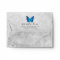 Elegant Blue 3D Butterfly Return Address