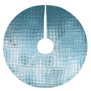 Elegant Blue Abstract: Beautiful Background Brushed Polyester Tree Skirt