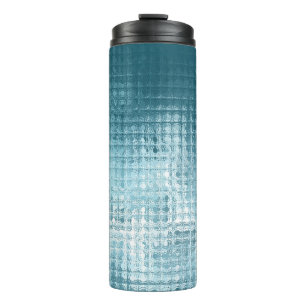 Elegant Blue Abstract: Beautiful Background Thermal Tumbler