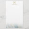Elegant Blue and Gold Marble Texture Monogrammed