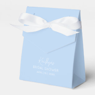 Elegant Blue and White Bridal Shower Favor Box