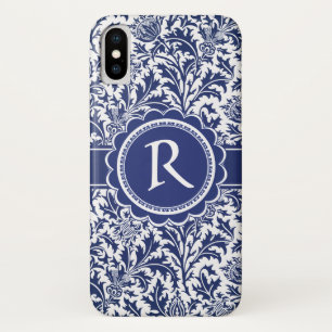 Elegant Blue and White William Morris Floral Case-Mate iPhone Case