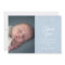 Elegant Blue Baptism Christening Hearts Photo