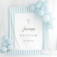 Elegant Blue Baptism