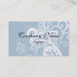 Elegant Blue Classic Design Business Cards