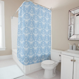 Elegant Blue Damask