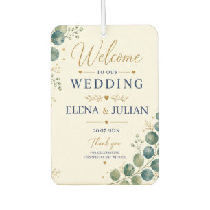 Elegant Blue Eucalyptus Air Freshener