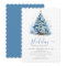 Elegant Blue Festive Holiday Dinner Party