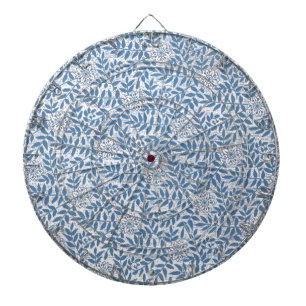 ELEGANT BLUE FLORAL DARTBOARD