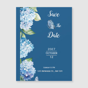Elegant Blue Floral Wedding