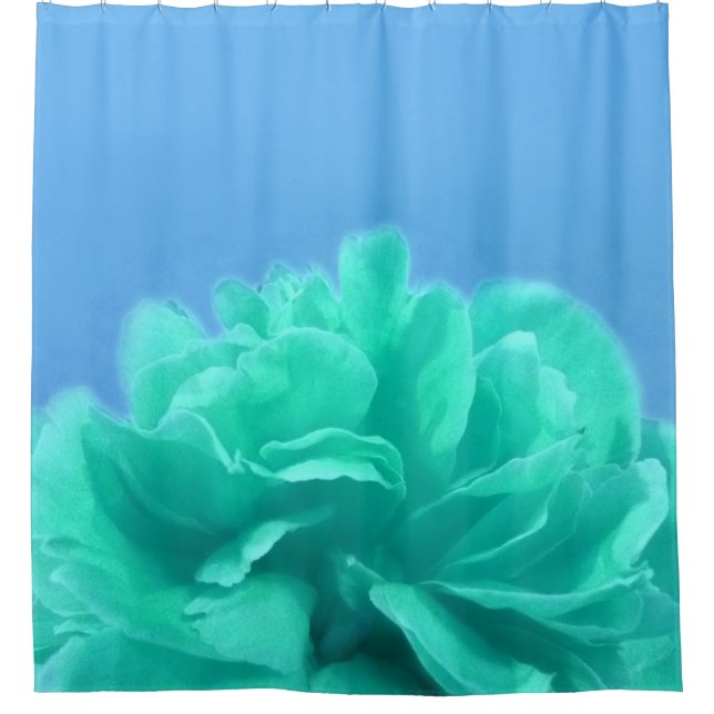 Elegant Blue Green Floral (Front)