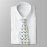 Elegant Blue Hydragea Flowers Pattern  Tie<br><div class="desc">Elevate your style with this elegant necktie featuring a beautiful blue hydrangea floral pattern. Perfect for weddings,  formal events,  or everyday sophistication,  it adds a refined and timeless touch to any outfit. An excellent gift for groomsmen,  professionals,  or special occasions.</div>
