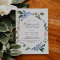 Elegant Blue Hydrangea Bridesmaids Luncheon