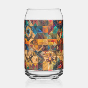 Elegant Blue "Inherited Artistry" 473ml Can Glass