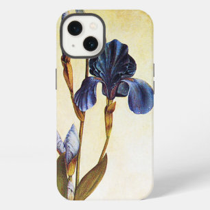 ELEGANT BLUE IRIS FLOWERS Ivory Floral iPhone 13 Case
