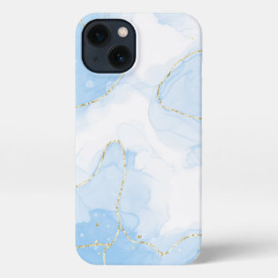 Elegant Blue Marble  iPhone 13 Case