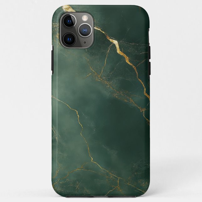 Elegant blue marble stone iPhone / iPad case (Back)