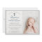 Elegant Blue Navy Stripes Photo Baptism