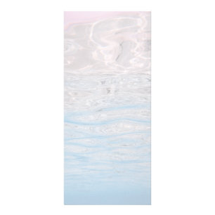 Elegant Blue Ocean Program Menu Blank