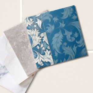 Elegant Blue Pattern Tile