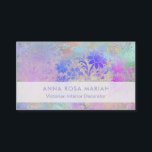 *~* Elegant Blue Pink Vintage Antique Aged Damask Business Card<br><div class="desc">* Elegant Floral Pink Blush Vintage Rustic Antique Aged Iridescent Shiny Damask Pattern Background With touches of Purple Blue Turquoise and Magenta Grunge Style amazing Damask texture. This nostalgic shimmering iridescent floral damask pattern background with a touches of Grunge Damask is attractive makes for a eye-catching professional design. The simple...</div>