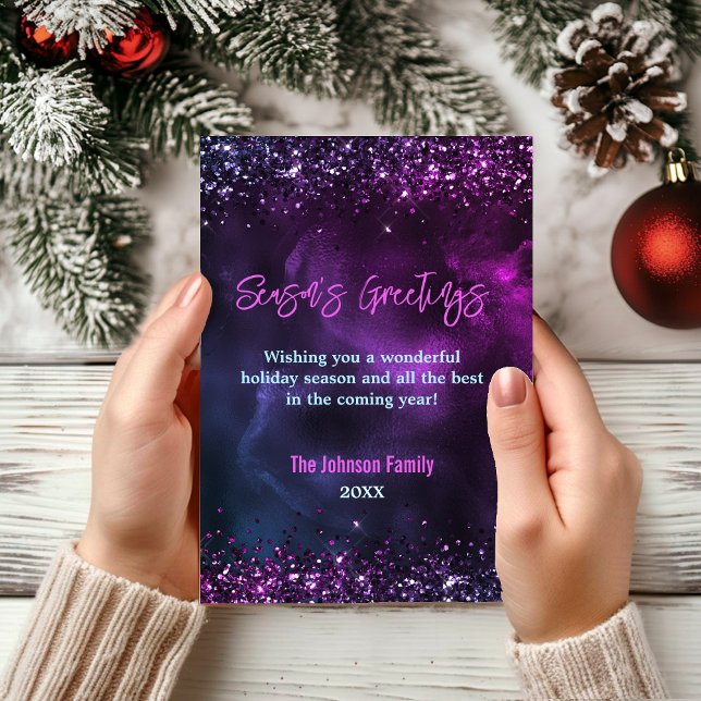 Elegant blue purple marble art Christmas new year (Creator Uploaded)