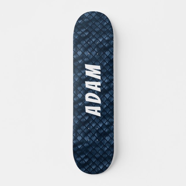 elegant blue Skateboard (Front)