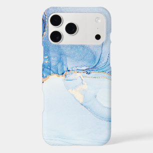 Elegant Blue Stone Marble Pattern