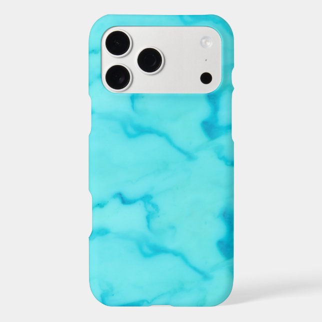 Elegant Blue Stone Marble Pattern (Back)