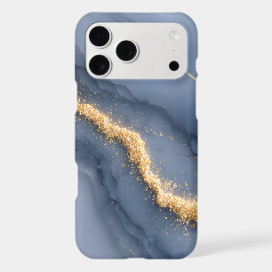 Elegant Blue Stone Marble Pattern