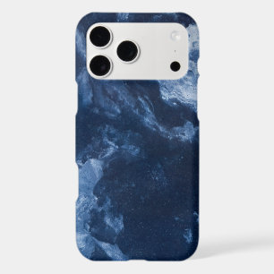 Elegant Blue Stone Marble Pattern