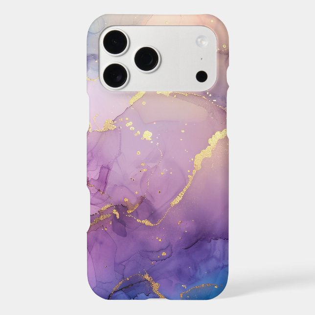 Elegant Blue Stone Marble Pattern (Back)