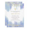 Elegant Blue Watercolor and Gold | Confirmation