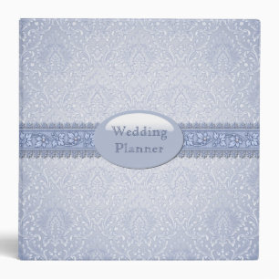 Elegant Blue Wedding Planner Binder