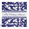 Elegant Blue & White Damask Avery Binder