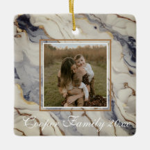 Elegant blue white gold copper marble granite