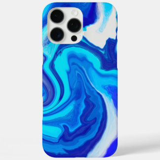 Elegant Blue & White Marble Design Phone Case