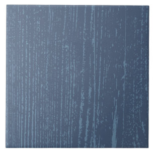 Elegant Blue Wood Grain Tile