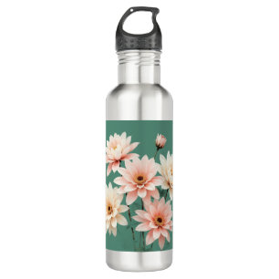 Elegant Blush Chrysanthemum Art 710 Ml Water Bottle