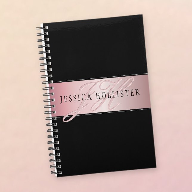 Elegant Blush Faux Rose Gold | Name & Initials Planner (Creator Uploaded)