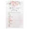 Elegant Blush floral bridal emoji pictionary game