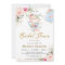 Elegant Blush Floral High Tea Party Bridal Shower