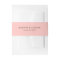 Elegant Blush Floral | Personalized Wedding