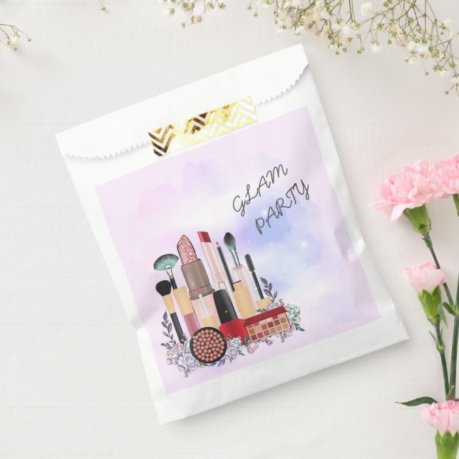 Elegant Blush Girly Pink Makeup Artist Glamour Favour Bag (Sealed)