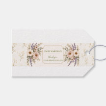 Elegant Blush Lavender Floral Wedding Invitation