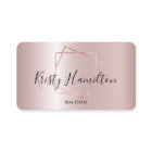 Elegant Blush & Navy Professional Real Estate 