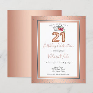 Elegant Blush Pink 21st Birthday Party