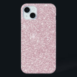 Elegant blush pink abstract trendy girly glitter iPhone 15 mini case<br><div class="desc">A elegant blush pink abstract trendy girly glitter design.This exquisite elegant dazzling girly glitter design is perfect for the trendy and stylish girl or anyone. Customize this design with your own message and personalized information. All designs are printed.</div>