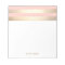 Elegant Blush Pink and Gold Stripes Name